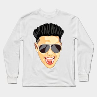 Palu ne Face ras seen on Jersey Long Sleeve T-Shirt